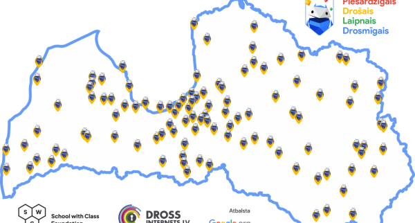Izglītības programma "Esi interneta izcilnieks" tiks īstenota 3 gadu laikā